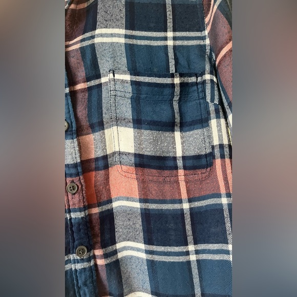 Colourful Lucky Brand flannel button up. Size small. Excellent condition. - Picture 6 of 7